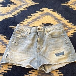 Distressed Denim Women's Shorts